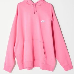 Pink Nike Swoosh Hoodie